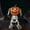 C, variant on XHKUYI See Hear Speak No Evil Skeletons 5.8 Inch, Pumpkin Head Skeleton Statue Resin Figurine with Speak No Evil Pose, Halloween Tabletop Decoration for Shelf Mantel Party Display