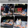 thumbnail image 3 of Yuyamidu Highland Cow Floral Car Trunk Mat 29" x 39", Universal Cargo Liner, Scratchproof Full Protection Fits for Most Cars and SUV, 3 of 7