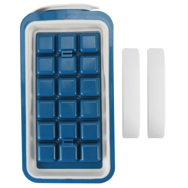 Molde para hielo con cubierta sin derrames, molde para bandeja de hielo reinventado, fabricante de hielo con tapa, molde para bandeja de hielo optimizado para la excelencia