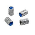 thumbnail image 2 of Roadpro Valve Caps,w/Blue Colored Tip,Chrome RPCRVC4B, 2 of 4