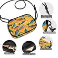 thumbnail image 3 of FORMRS Mini Crossbody Bag for Women Adjustable Rope Shoulder Casual Phone Purse, Yellow Sardines Pattern, 3 of 7