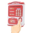 thumbnail image 2 of Atm Piggy Bank Caja De Dinero Electrónica Alimentada Por Batería Contraseña Y Bloqueo De Huellas Dactilares Desplazamiento Automático Papel Dinero Banco De Almacenamiento De Monedas Para Niños Y Niñas Advancent HA027503-02, 2 of 6