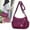 Purple, variant on JingChun Nylon Crossbody Bag for Women Waterproof Shoulder Bag Ladies Multi Pocket Tote Handbag Travel Messenger Bag