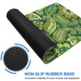 thumbnail image 6 of Long Mouse Pads for Desk,Green Pioneer Flower and Paisley Pattern Desk Mats on Top Of Desks, Desk Mouse Pad Extra Large with 3mm Non-Slip Base and Stitched Edge for Gaming,Office,Work,Home 31.5"x11.8", 6 of 6