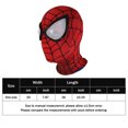thumbnail image 2 of Máscara de cosplay de Avenger para niños/adultos Máscara de disfraz de Spider-Man Regalos para la cabeza de Halloween (talla única) Rojo Kuymtek Rojo, 2 of 6