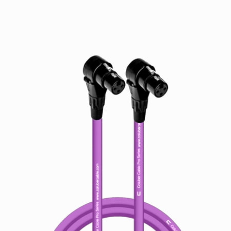 Coluber Cable - Right Angle XLR Female to Right Angle XLR Cable Female