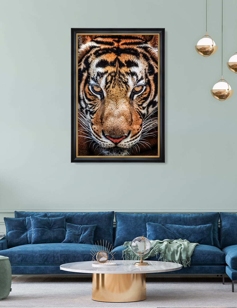 DECORARTS - Tiger on the Prowl Wild Animal Wall Art. Giclee Prints