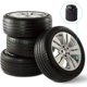 thumbnail image 5 of Lote de 10 casquillos de válvula de neumático en plástico para SUV, moto, camion, vélo, noir, 5 of 5