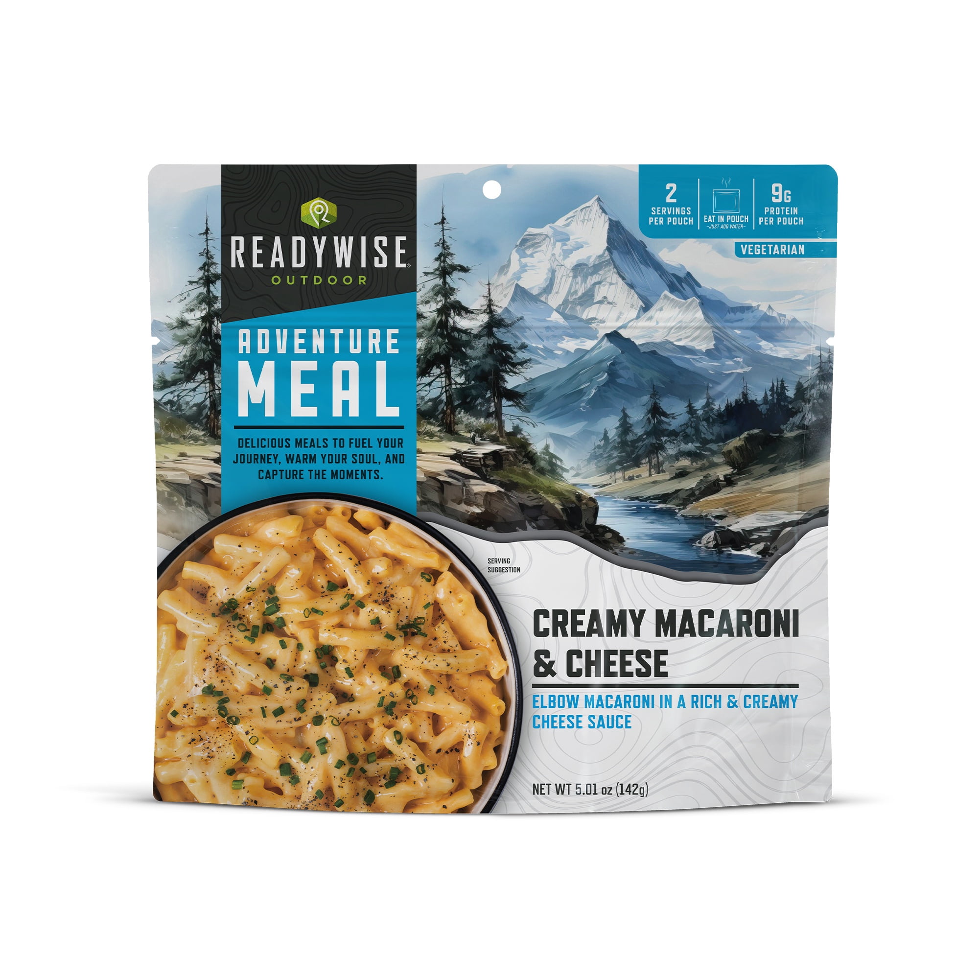 ReadyWise Outdoor Weekend Camping Kit, Freeze-Dried Meals, 4 Entrees & 2 Breakfasts