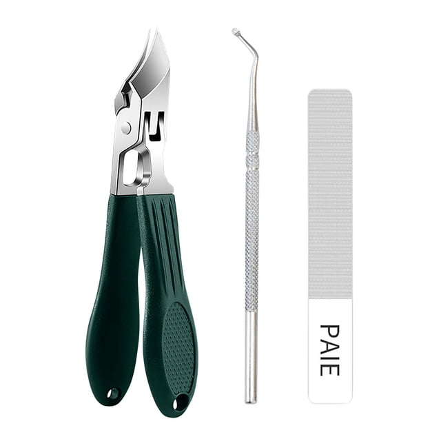 Up to 50% Off Personal Care and Beauty Clearance!Powder Die-casting Nail Clippers Super Nail Scissors Deep Nail Groove Special Large Opening Three-piece Set Pointed Nail Clippers, Gifts for Women