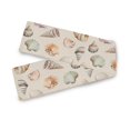 thumbnail image 7 of Yayeee Table Runner 90 inches Long Home Kitchen Dinning Party Decoration, Green Watercolor Seashells, 7 of 7