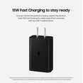 thumbnail image 5 of Cargador de pared Samsung 15W tipo C negro (cable no incluido), 5 of 5