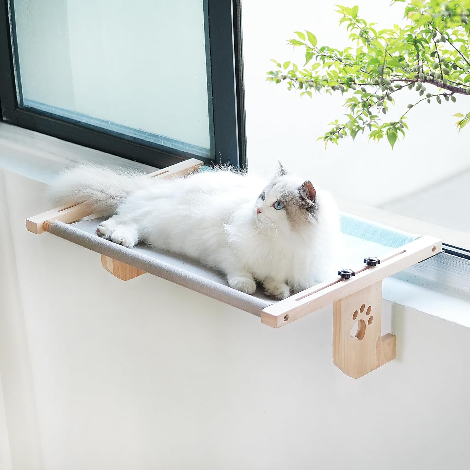 Liraviva Cat Window Hammock Canvas Perch photo 1