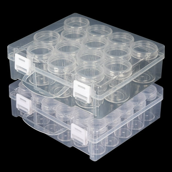 Bead Storage Box, Bead Organizer Box, Diamond Painting Storage Containers Diamond Painting Accessories Boxes for Beads Jewelry Rings Charms Glitter Rhinestones