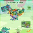 thumbnail image 4 of Puzles de dinosaurios REALRINDO 295 piezas para niños de 6 a 8 años, 4 of 7
