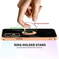 thumbnail image 3 of Compatible with Xiaomi 12 Lite Case Silicone TPU Shockproof Xiaomi 12 Lite Phone Case Plating Cute Anti-Scratch Cases with Ring (Black), 3 of 14