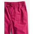 thumbnail image 2 of Wonder Nation Baby Girl Woven Joggers, Sizes 0-24 Months, 2 of 3