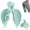 LightGreen, variant on Kegel Exerciser, Pelvic Floor Muscle Exercise Devices for Women, Inner Thigh Exerciser Leg Workout Equipment Thigh Trainer for Male Hip Trimmer Inner Thigh Toner Workout