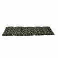 thumbnail image 2 of Floral Floor Pillow Lounger Cover, Flower Bouquets Field Blossoming Gardening Foliage Revival Feminine Pattern, Nap Mat Printed Fabric Case for 5 Pillows, 88" x 36", Cream and Black, by Ambesonne, 2 of 5