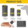 thumbnail image 3 of Puppy Ear Protections for Small Medium Large Dog Ear Wrap Scarf Neck Warmer Pet Dog Ear Cover Warm Head Wrap Purple L, 3 of 5