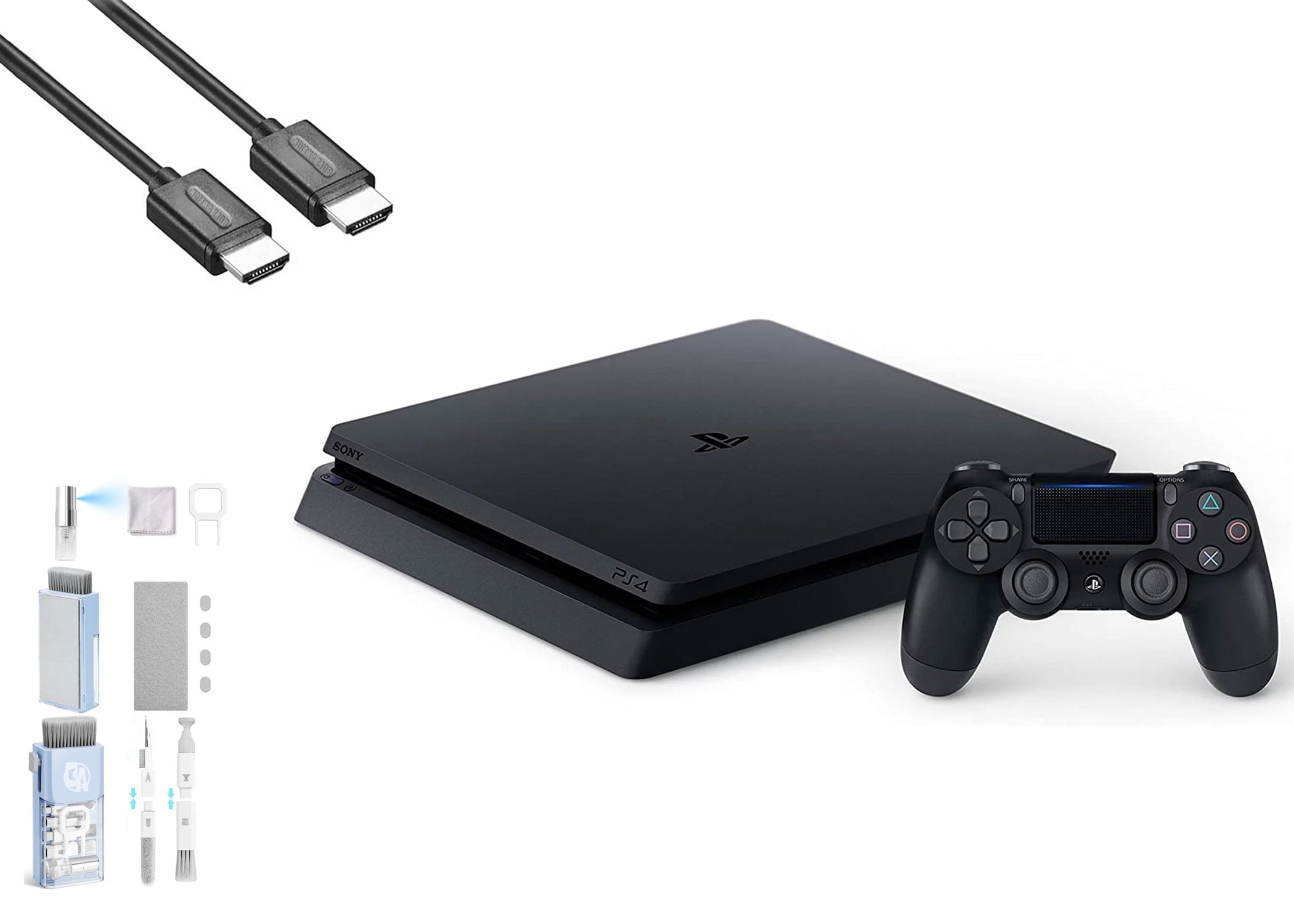 Pre-Owned Sony PlayStation 4 Slim 500GB Black Gaming Console + G11