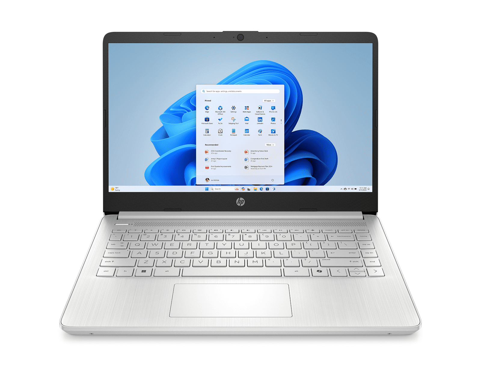 Laptop HP 14-dq6210la Intel N-series 8GB RAM 128GB UFS