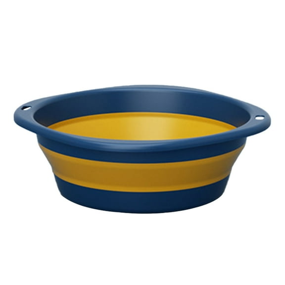 Yonrjhukm Collapsible Wash Basin, Folding Dish Pan for Kitchen Sink, Portable Dish Basin for Camping, BBQ Preparation, Laundry, Foot Bath Bucket, Durable Plastic Storage Solution