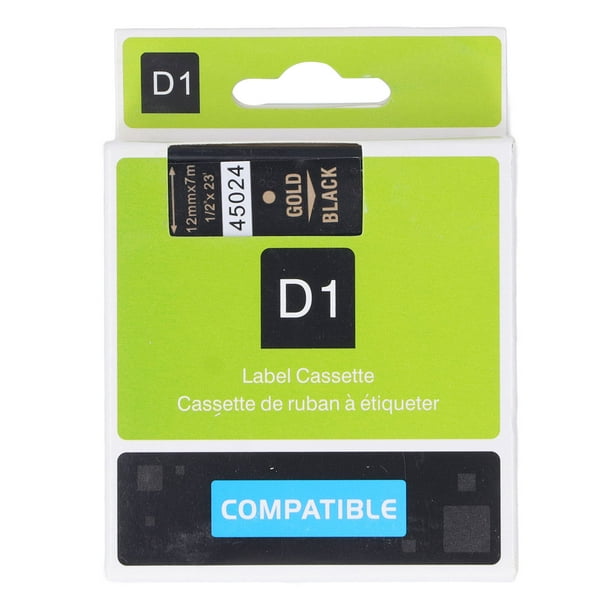 Label Printer Tape, Label Maker Tape 12mm Lasting For LP420 12mm White