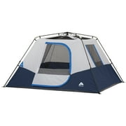 Ozark Trail 10’ x 9 6-Person Instant Cabin Tent with LED Lighted Hub, 25 lbs