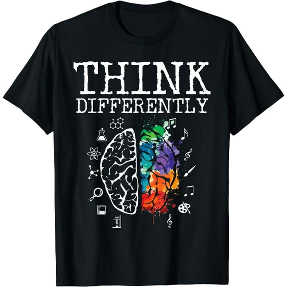 Neurodiversity Shirt - Think Differently ADHD Autism Tshirt