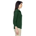 thumbnail image 2 of M610W Harriton Ladies' Paradise 3/4-Sleeve Performance Shirt Palm Green S, 2 of 3