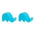 thumbnail image 1 of Ruiboury Universal Home Phone Mini Holder Apartment Desktop Smartphone Stand Portable Support Cellphone Accessory Blue 2Set, 1 of 6