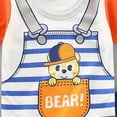 thumbnail image 4 of CAICJ98 Kids Clothes Set Baby Boy Girl T-Shirt Shorts Summer Outfits Cotton Cartoon Casual Toddler Outfits for Boys Girls (Orange,3-6 Months), 4 of 4