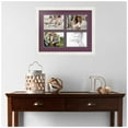 thumbnail image 2 of ArtToFrames Collage Photo Picture Frame with 4 - 5x7 Openings, Framed in White with Ruby and Black Mats (CDM-3966-3), 2 of 8