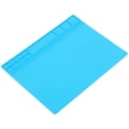 thumbnail image 4 of Silicone Heat Resistant Soldering Electronic Repair Mat Maintenance Insulation PadLight Blue SHENMO, 4 of 10