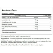 Swanson Ultra Vitamin C Formula Capsules, 500 mg, 250 Count
