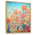 thumbnail image 2 of Designart "The Impressionistic Coral Reef Barrier" Coastal Coral Under Water Floater Framed Wall Art Living Room, 2 of 5