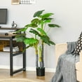 thumbnail image 3 of Resenkos 4FT Artificial Monstera Tree - Faux Decorative Plant in Nursery Pot for Indoor Decor, 3 of 7