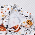 thumbnail image 5 of Weebloom Halloween Soft Pajamas For Women Pumpkin Pajama Set Short Sleeve Long Pants With Print Collar Cozy Sleepwear Nightwear Pjs Loungewear White S, 5 of 9