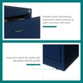 thumbnail image 6 of Space Solutions 30 inch Wide 2 Drawer Lateral File Cabinet for Home or Office, Navy, 6 of 15