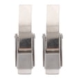 thumbnail image 4 of LABRIMP 2Pcs Plated Silver Stainless Steel Metal Tool Box Clasps Easy Install Durable Case Buckles, 4 of 8
