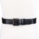 thumbnail image 3 of Cinturón informal de doble punta para hombre, cinturón de piel de vaca pura, cinturón hecho a mano de cuero genuino para hombre, negro, 45,27 pulgadas, 3 of 3