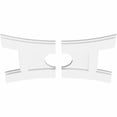thumbnail image 5 of 36"W x 24"H x 5"ID x 7 3/4"C x 1"P Haven Architectural Grade PVC Contemporary Ceiling Medallion, Two Piece, 5 of 7