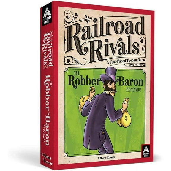 Forbidden Games  Robber Baron Premium Railroad Rivals Board Game