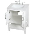 thumbnail image 5 of 24 inch Single Bathroom Vanity in White, 5 of 15