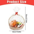 thumbnail image 3 of Clear Cellophane Basket Bags,Clear Gift Basket Wrap Bags,Large Cellophane Wrap,for Baskets Large Clear Gift Party Favors Clear Treat Bags Plastic Gift Packaging, 3 of 8