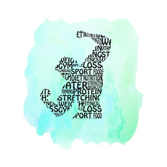 Quotes & Sayings Wall Decals for Adult Home - Nutrition Food Health Gym DIY & Creativity Boy Girl Bedroom Wall Sticker - Size: 27 In x 30 In