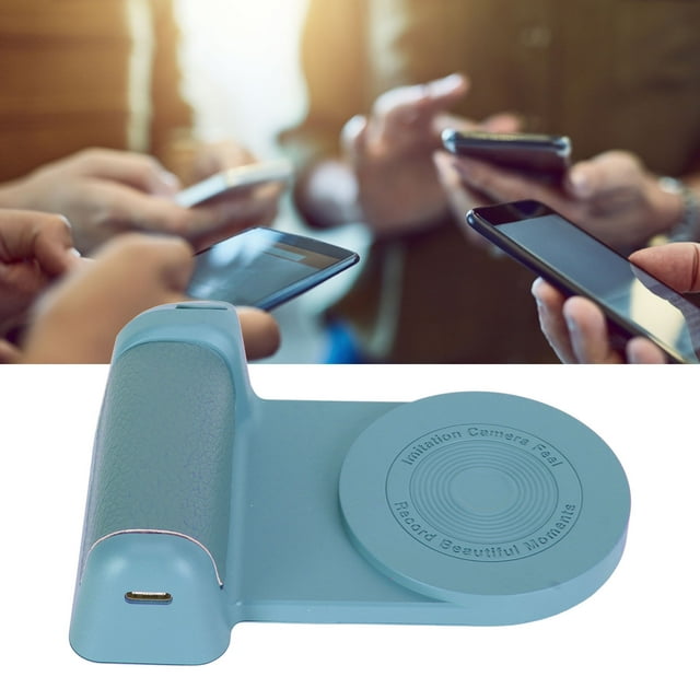 Camera Handle BT Bracket, Cell Phone Selfie Grip Handle Photo Phone Holder with BT Cordless Remote Control for All Phones Video Shooting Vlog