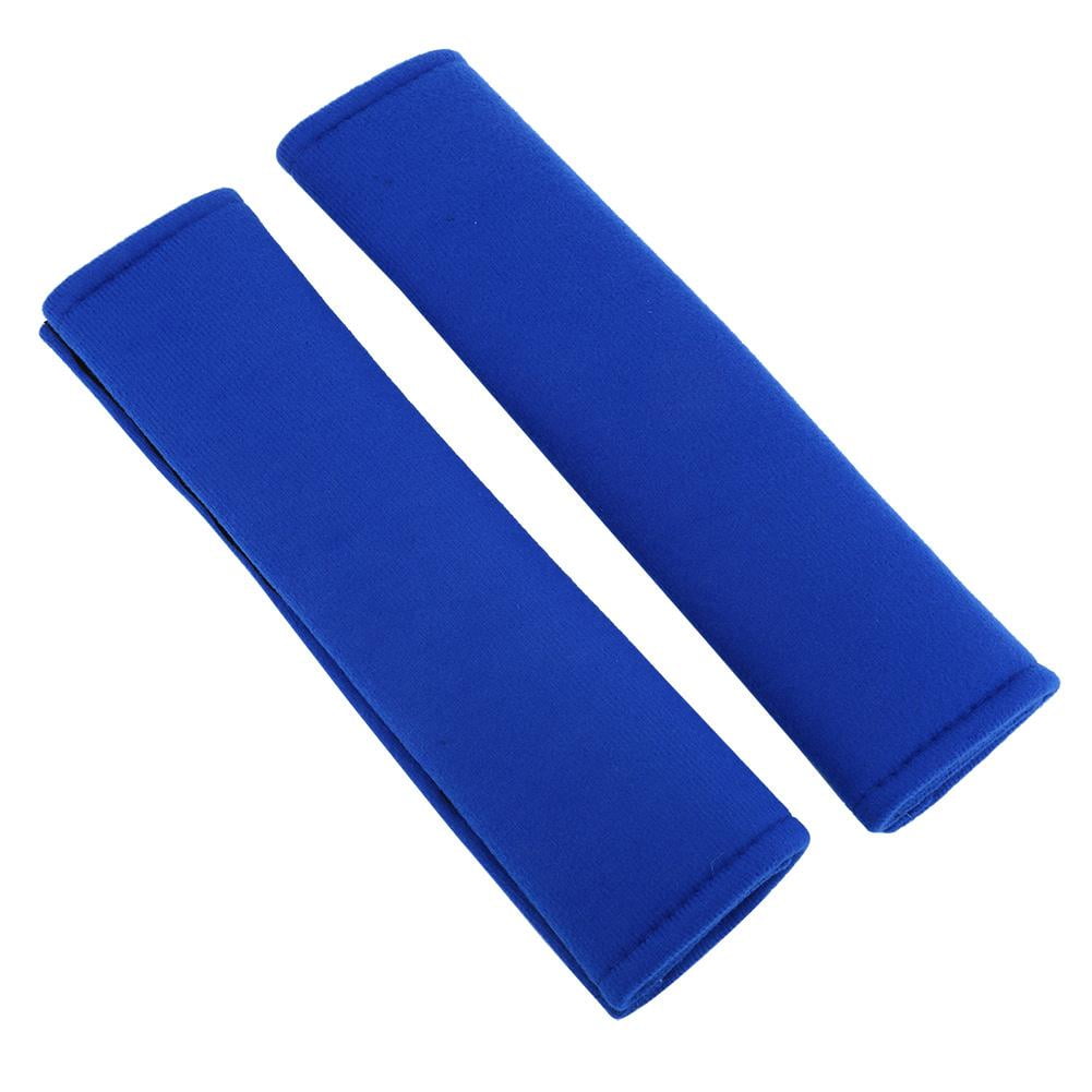 2Pcs Plush Car Seat Belt Harness Cover Soft Shoulder Pad Strap Wrap 9.6"x 4.7" 