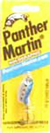(3 pack) Panther Martin PMH_4_SBH Classic Holographic Spinners Fishing Lure - Silver/Blue Holographic - 4 (1/8 oz)